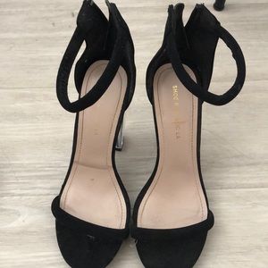 Black high heels